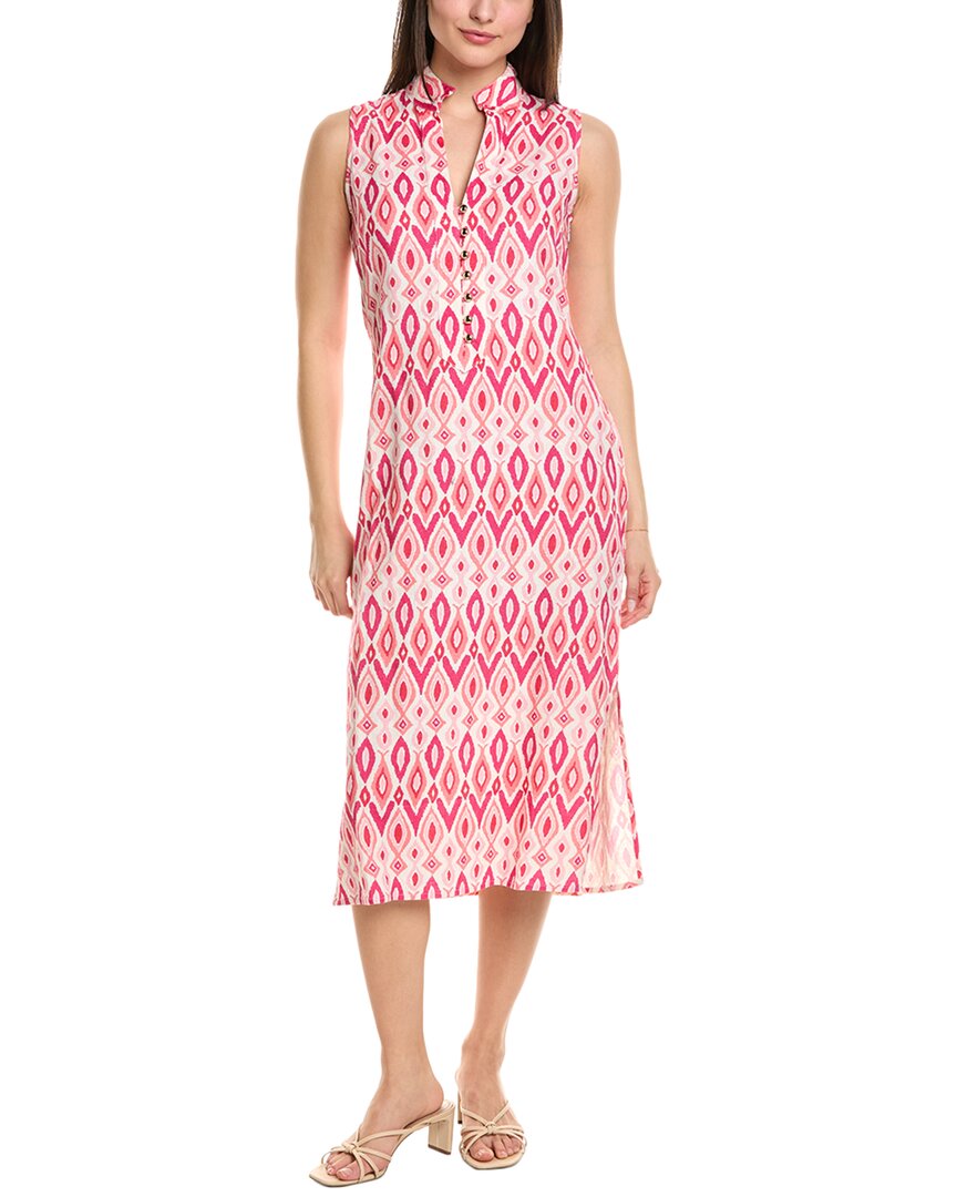 SAIL TO SABLE SAIL TO SABLE LINEN-BLEND MIDI TUNIC