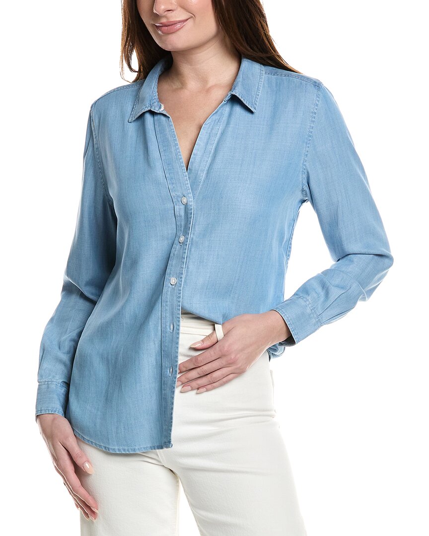 Tommy Bahama Chambray All Day Coastalina Shirt In Blue