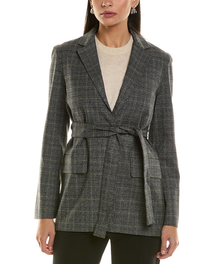 Proenza Schouler White Label Cropped Leather Jacket In Black