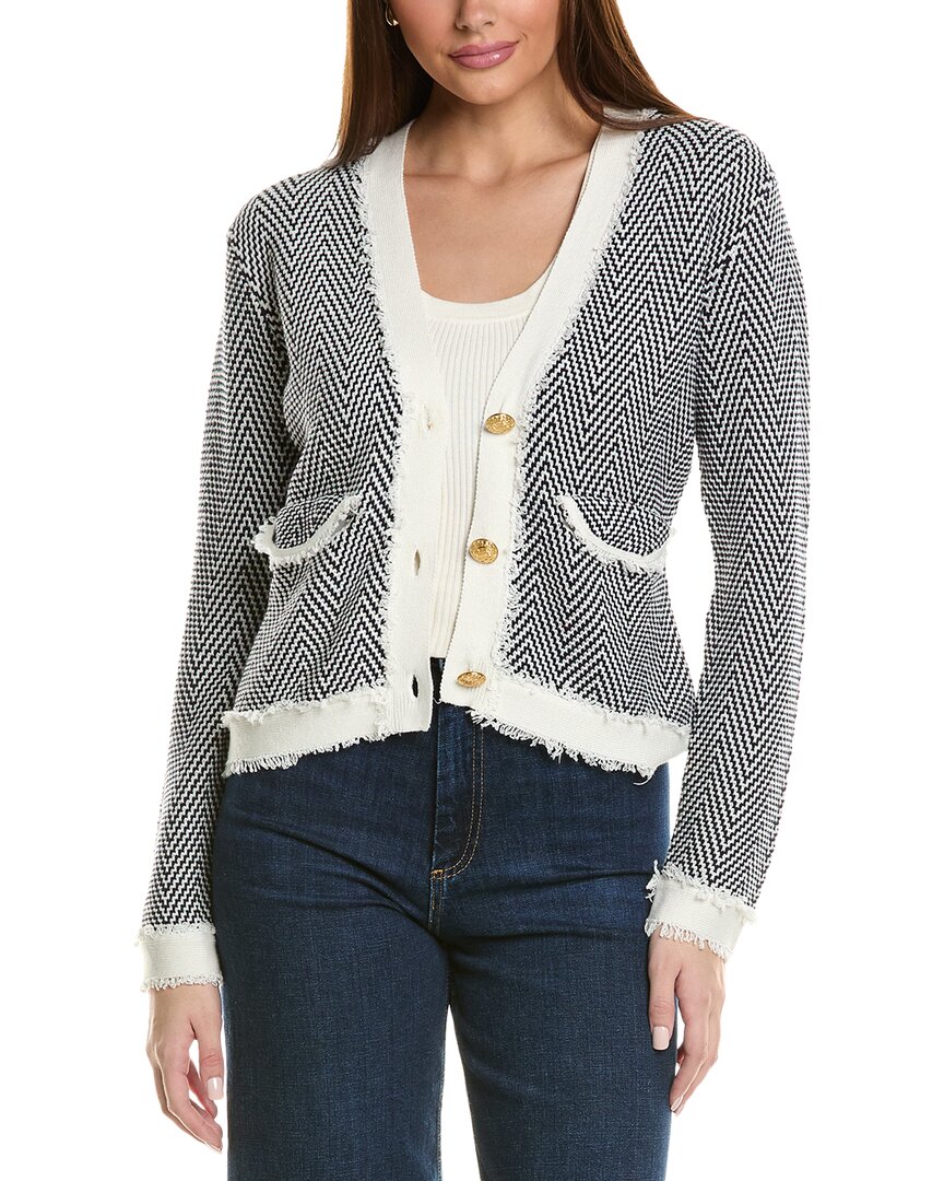 Hannah Rose Chanel Cashmere-blend Jacket In White