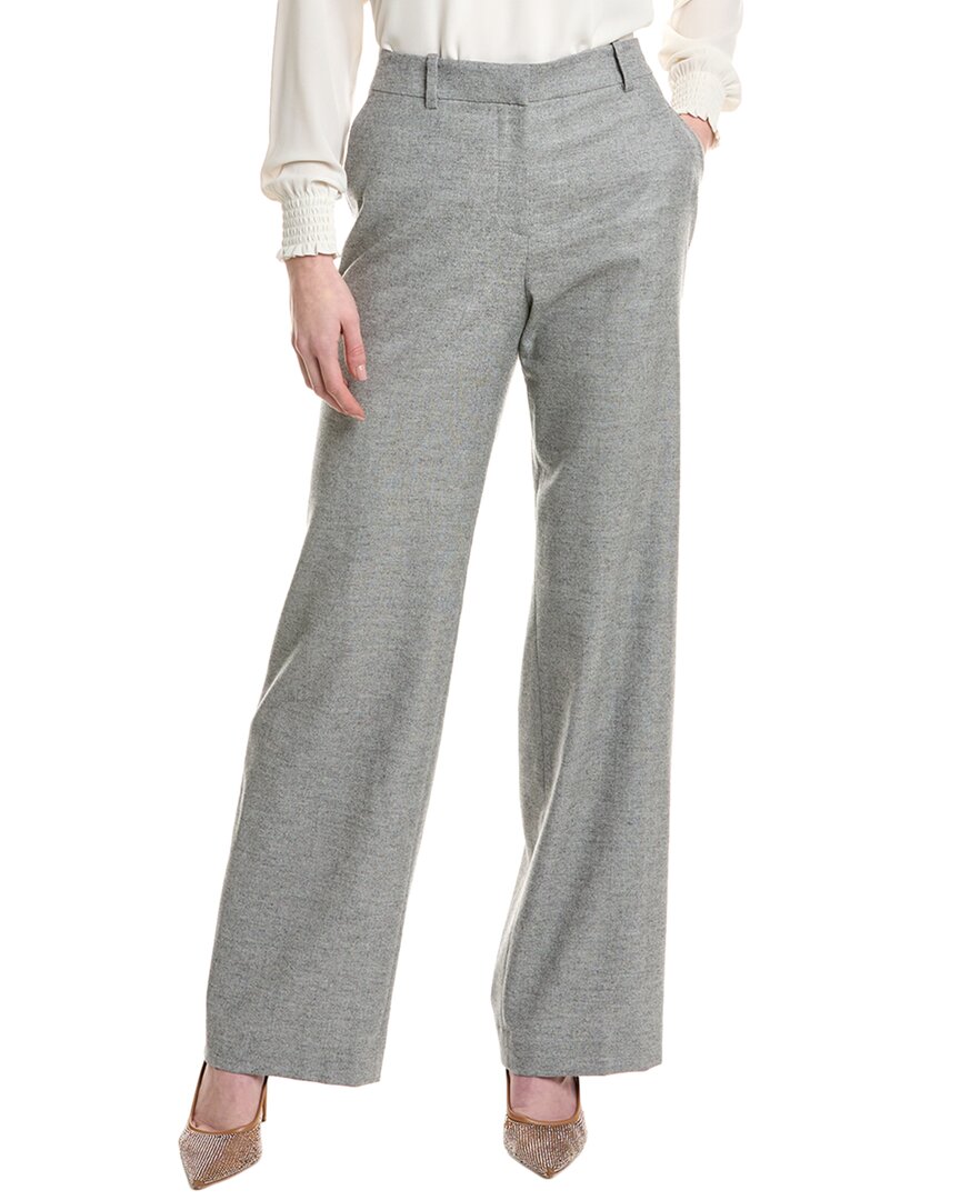LAFAYETTE 148 LAFAYETTE 148 NEW YORK GATES WOOL & SILK-BLEND FULL LEG PANT