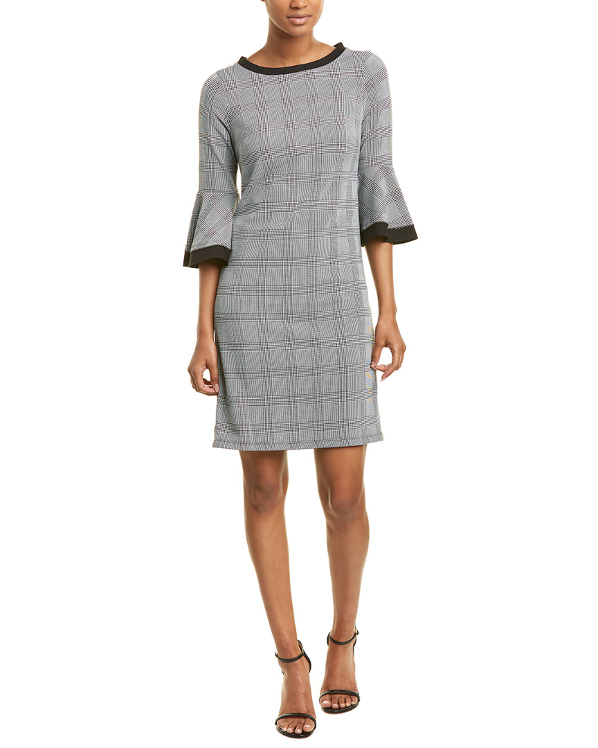 Image of Three Dots Houndstooth Shift Dress