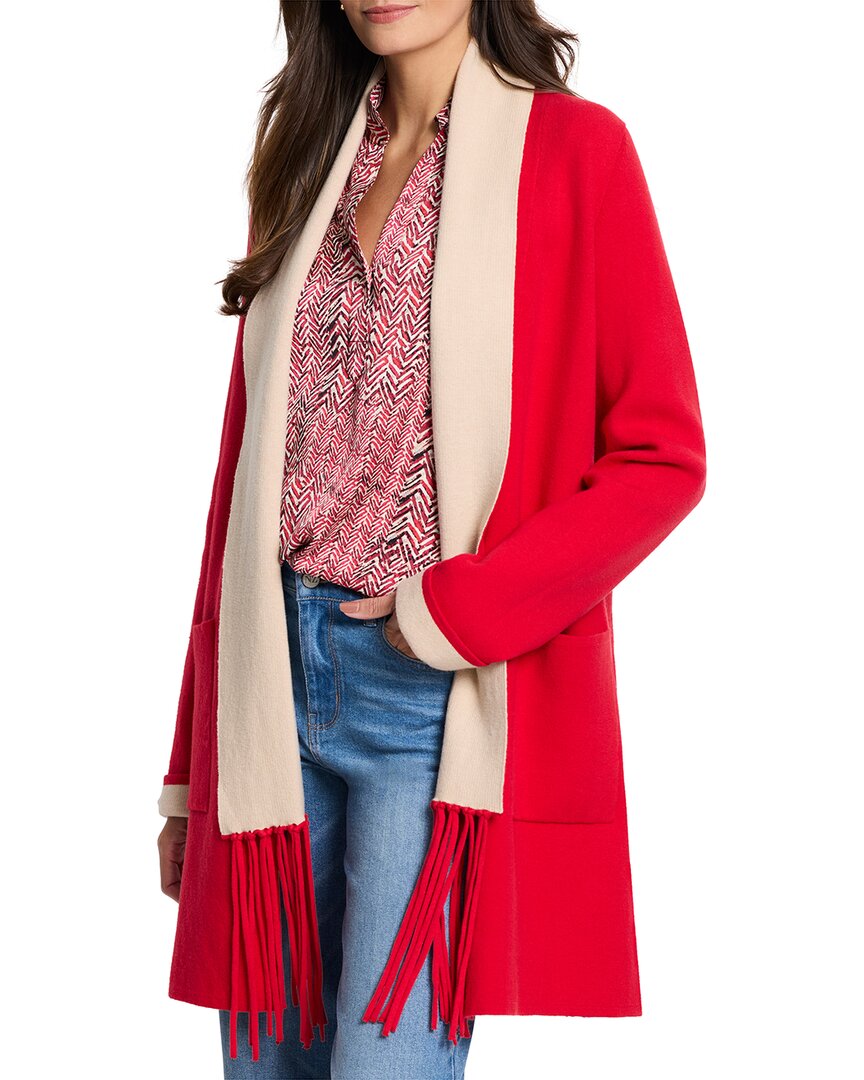 Nic + Zoe Nic+zoe Cool Nights Reversible Cotton Blend Knit Jacket
