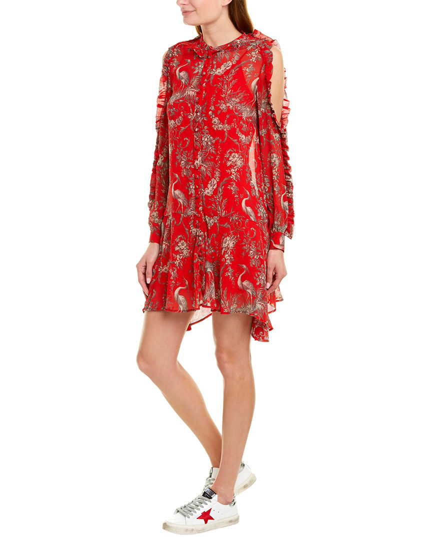 Image of The Kooples Moonlight Silk Shift Dress