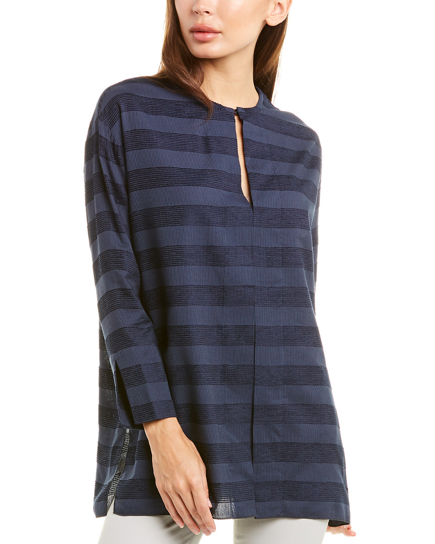 Image of Piazza Sempione Textured Stripe Top