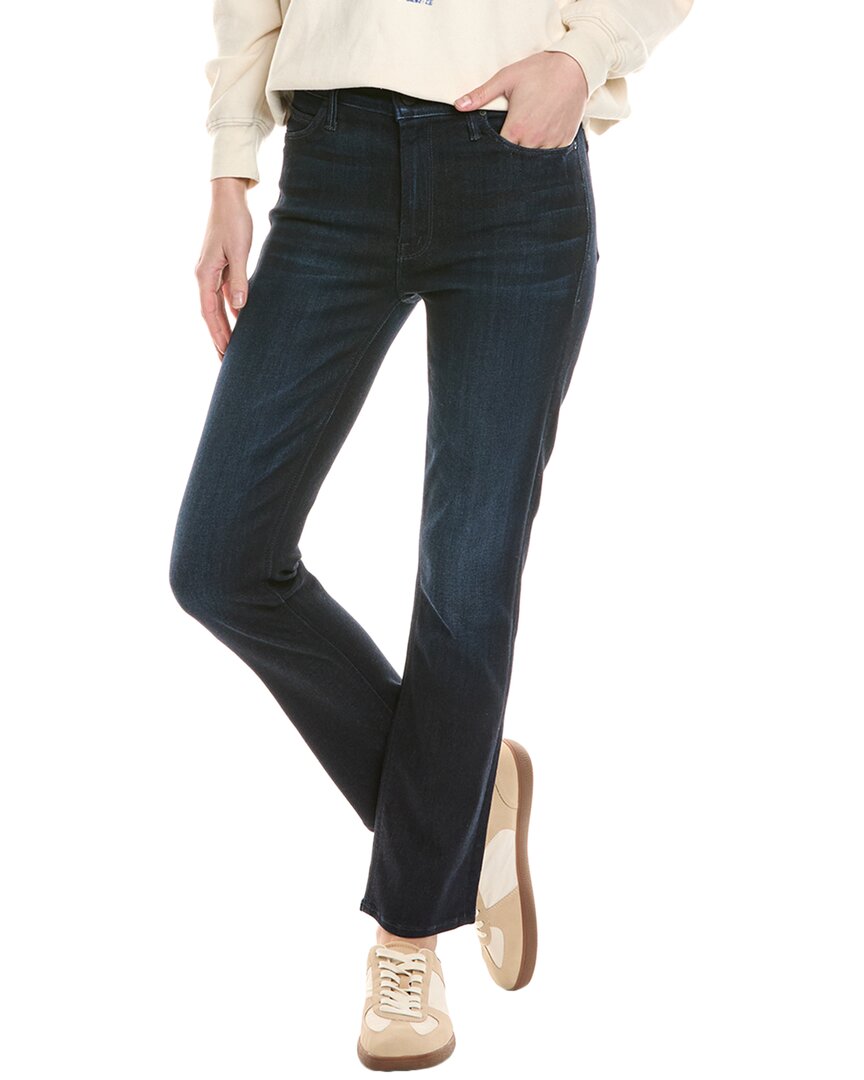 Mother The Mid-rise Dazzler Ankle Now Or Never Crop Jean In Blue