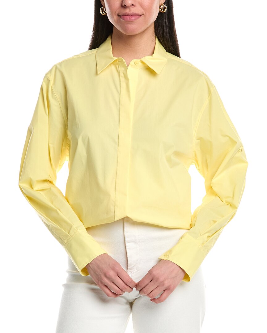 Simkhai Chandler Oversized Button-down Shirt In Yellow