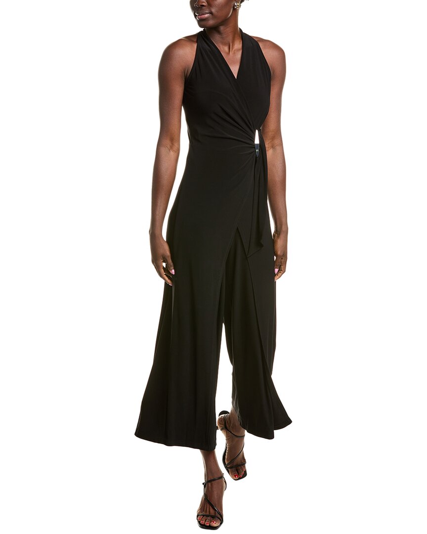 JOSEPH RIBKOFF JOSEPH RIBKOFF DRAPED FRONT JUMPSUIT