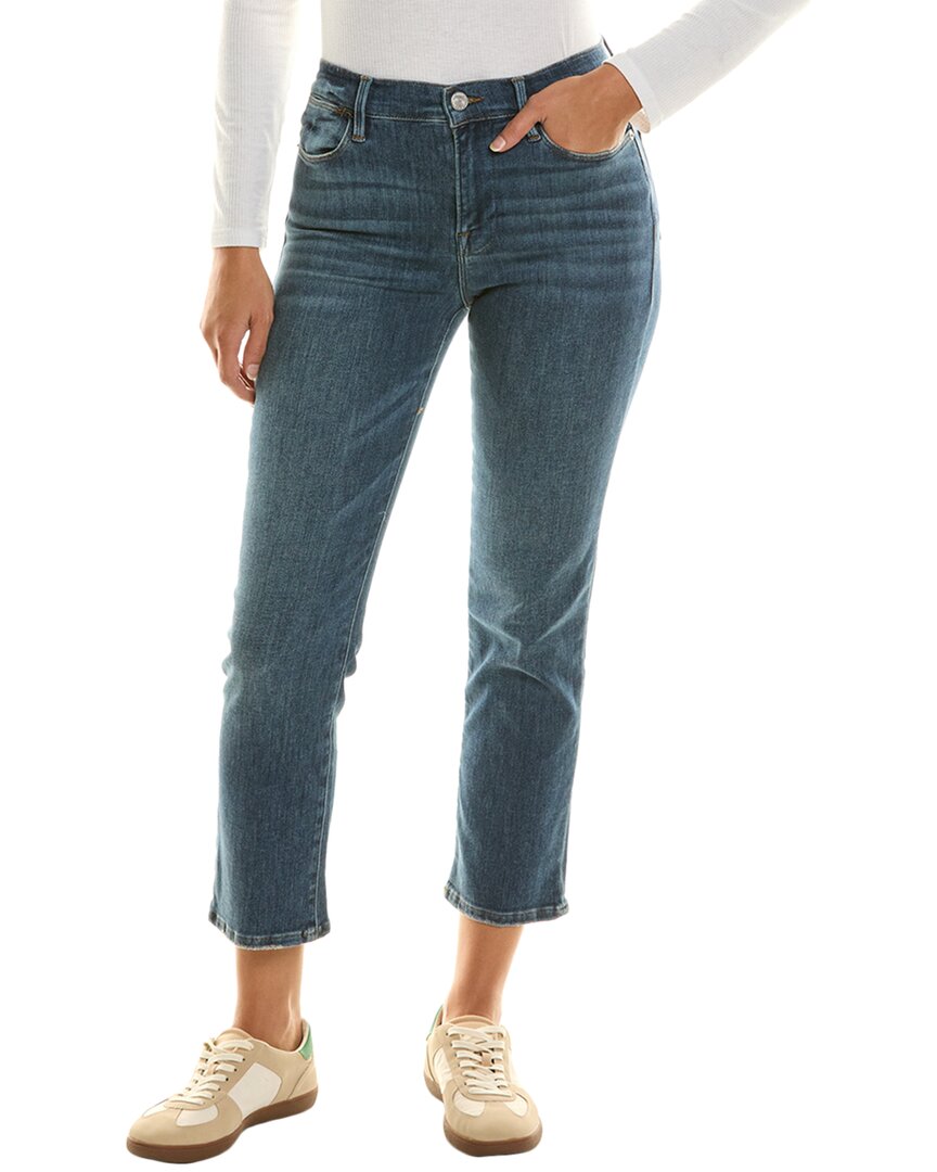 Shop Frame Denim Le High Straight Leg Jean In Blue