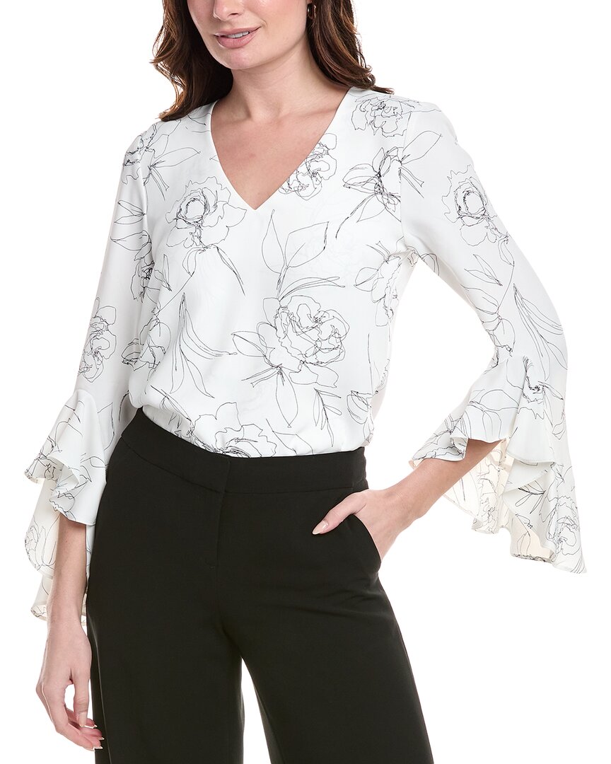 VINCE CAMUTO VINCE CAMUTO FLUTTER BLOUSE