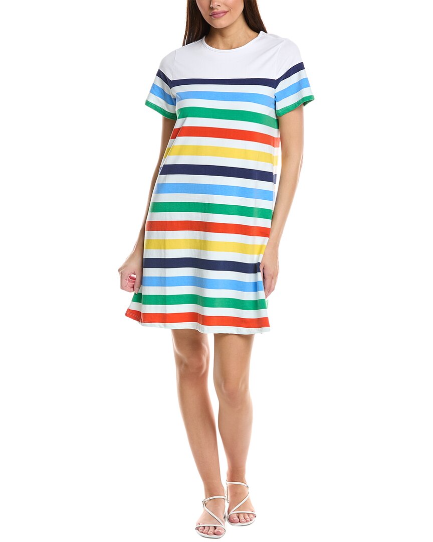 Duffield Lane Nadine T-shirt Dress In White