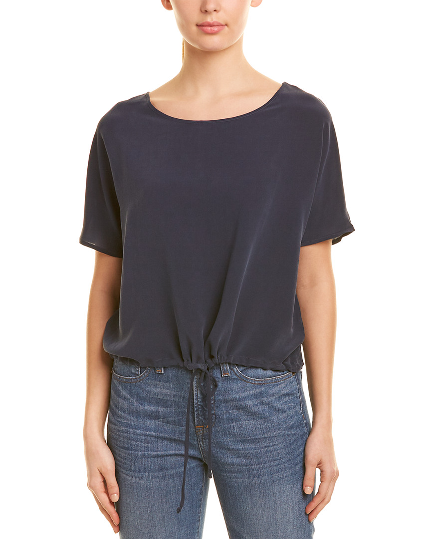 Image of Chaser Cropped Silk Top