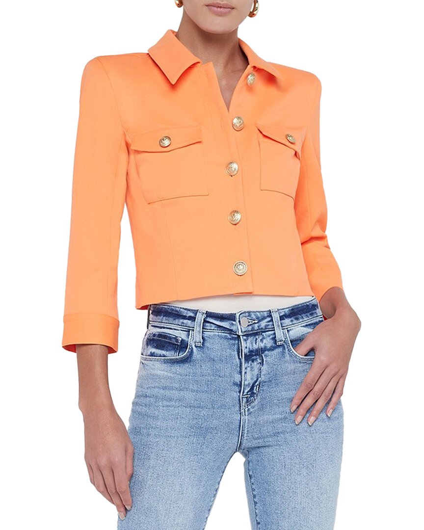 L AGENCE L'AGENCE KUMI CROP FITTED JACKET