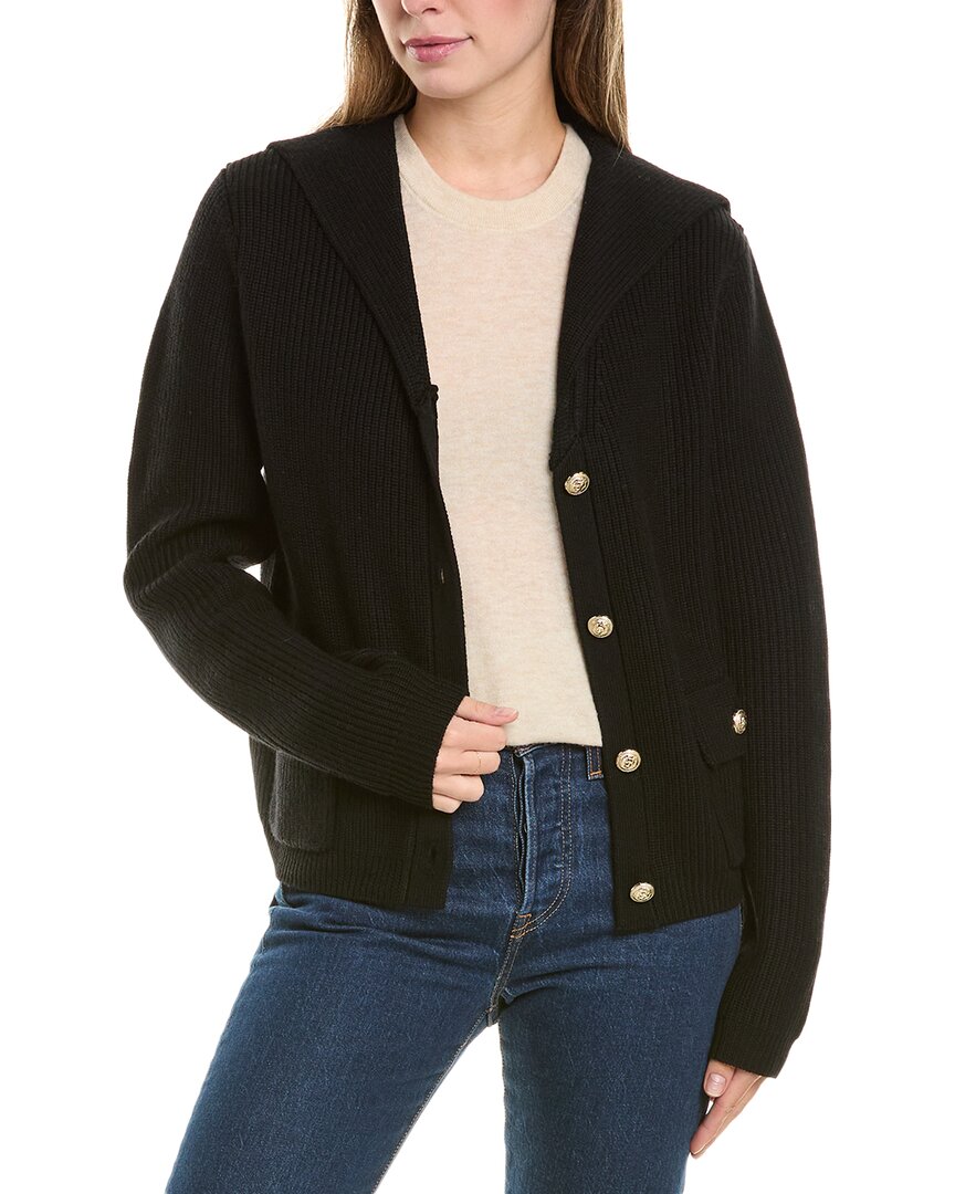 Bruno Magli Women's Merino Button Jacket In Black
