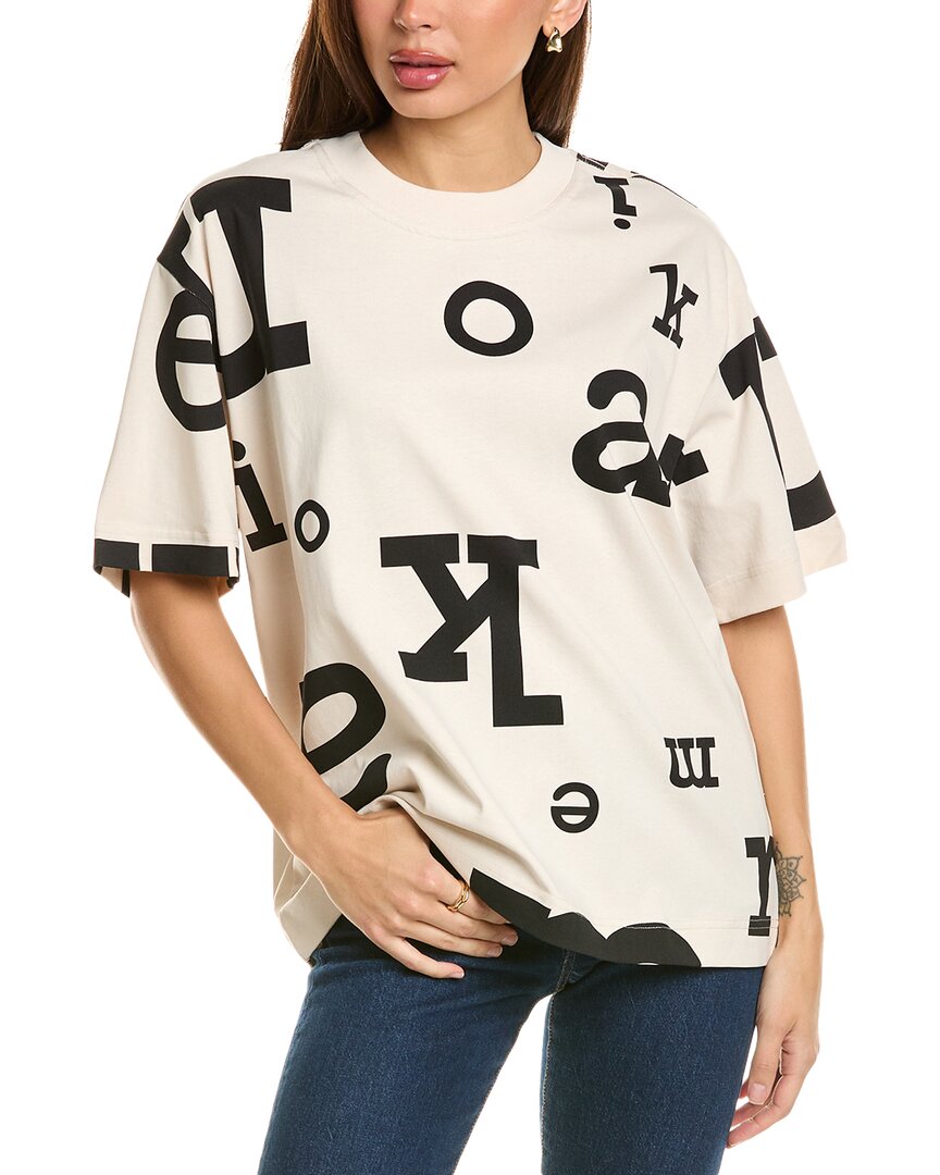 Marimekko Leiot Marimerkki T-shirt In White