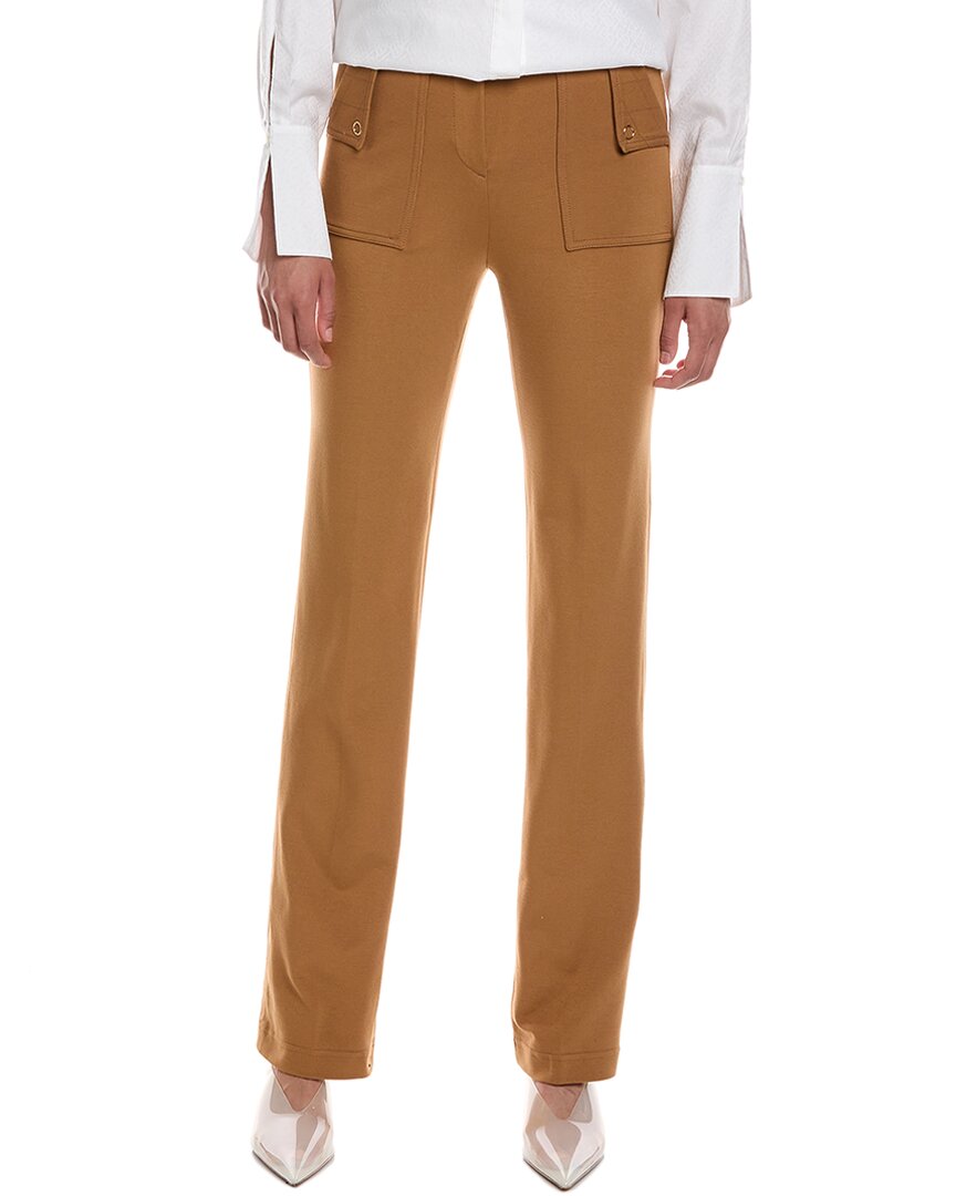 Burberry Tailored Jersey Trouser In Brown