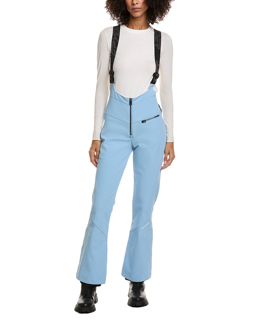 Spyder Strutt Bib Softshell Overall In Blue