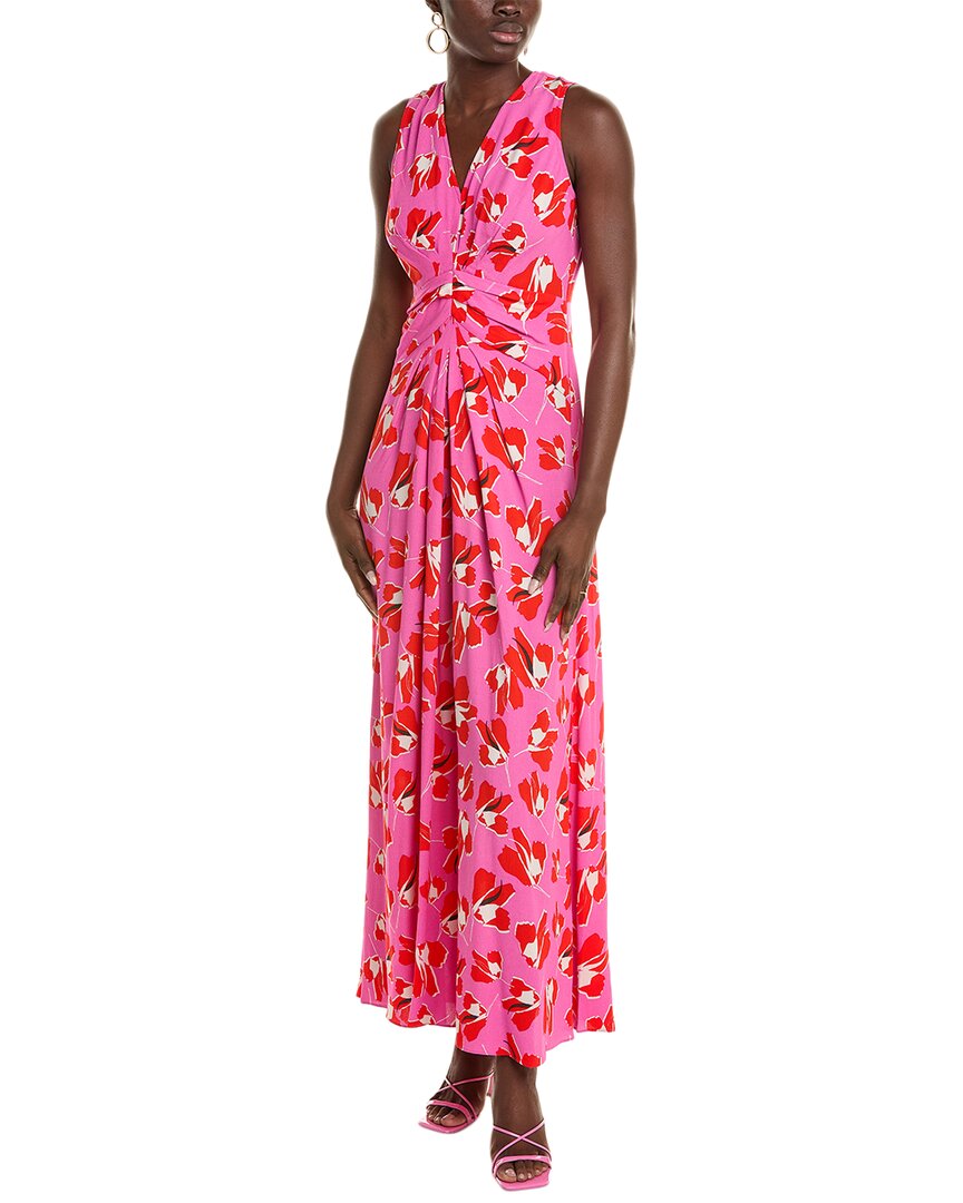 Diane Von Furstenberg Ace Maxi Dress In Pink