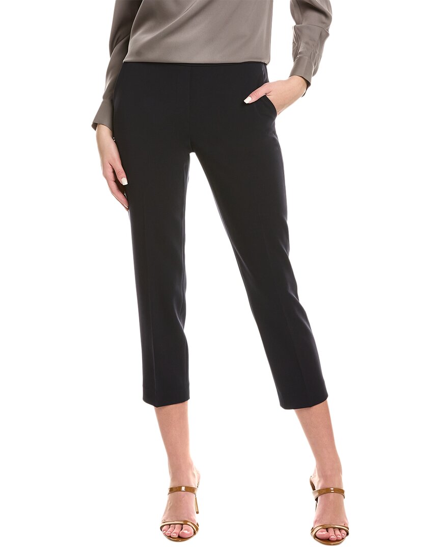Theory Treeca Admiral Pull-on Crop Pants In Blue