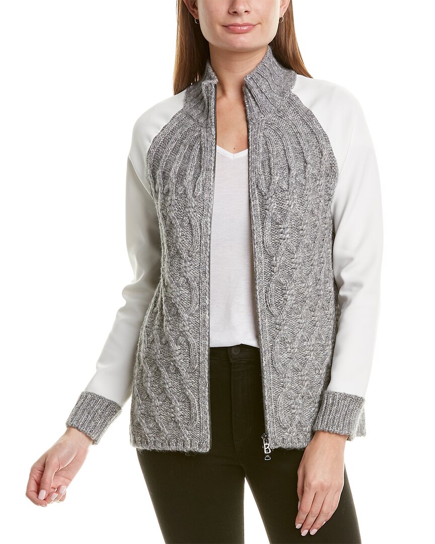 Image of Bogner Alara Hybrid Wool & Alpaca-Blend Cardigan