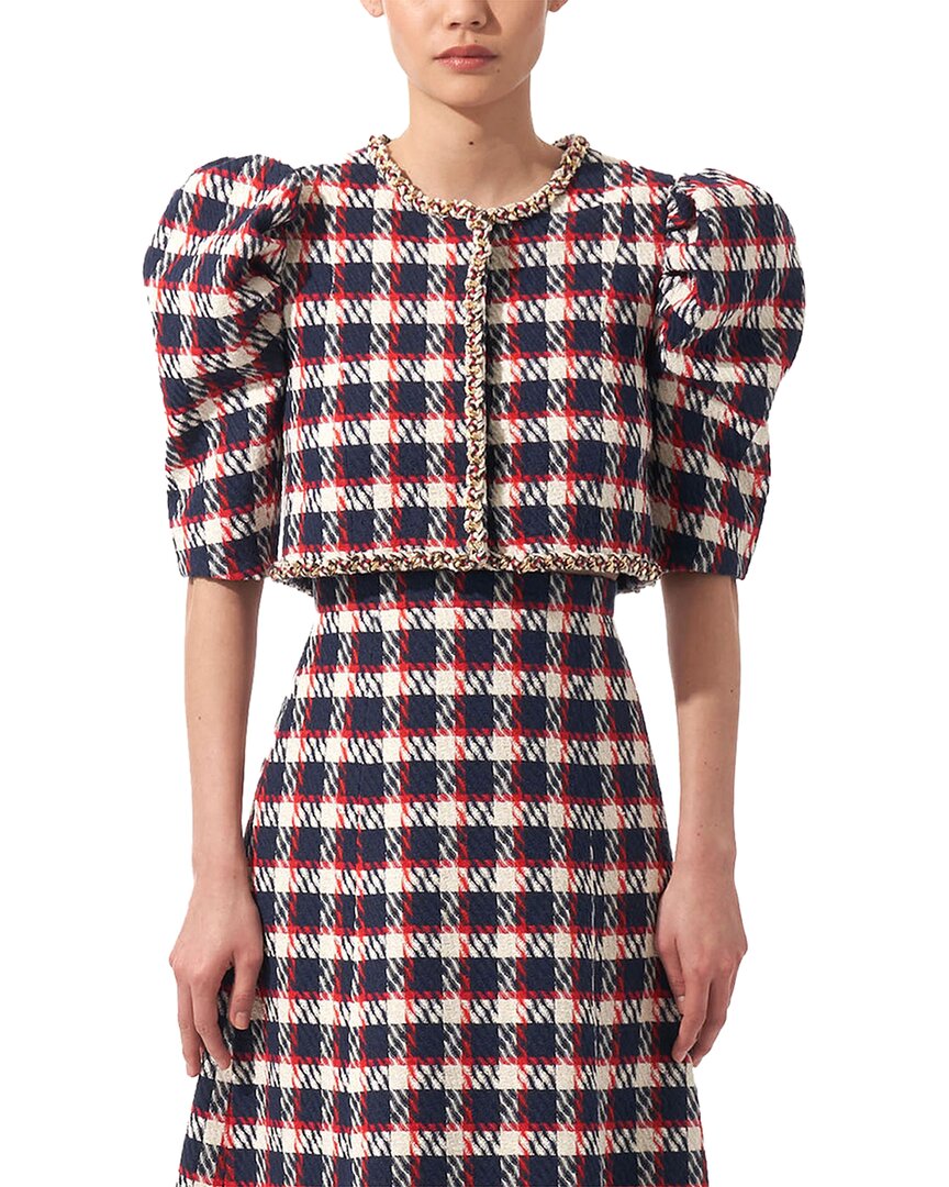 Carolina Herrera Chain Collar Top