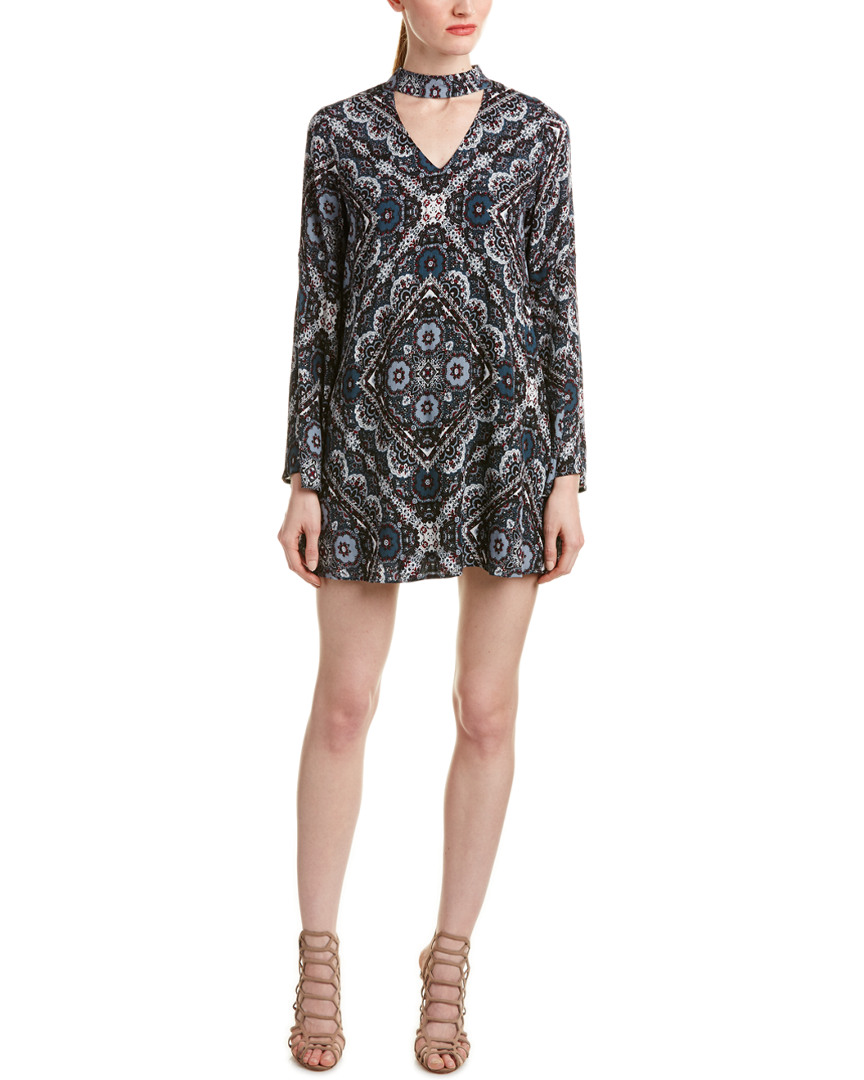 Image of Aiden Mock Neck Shift Dress