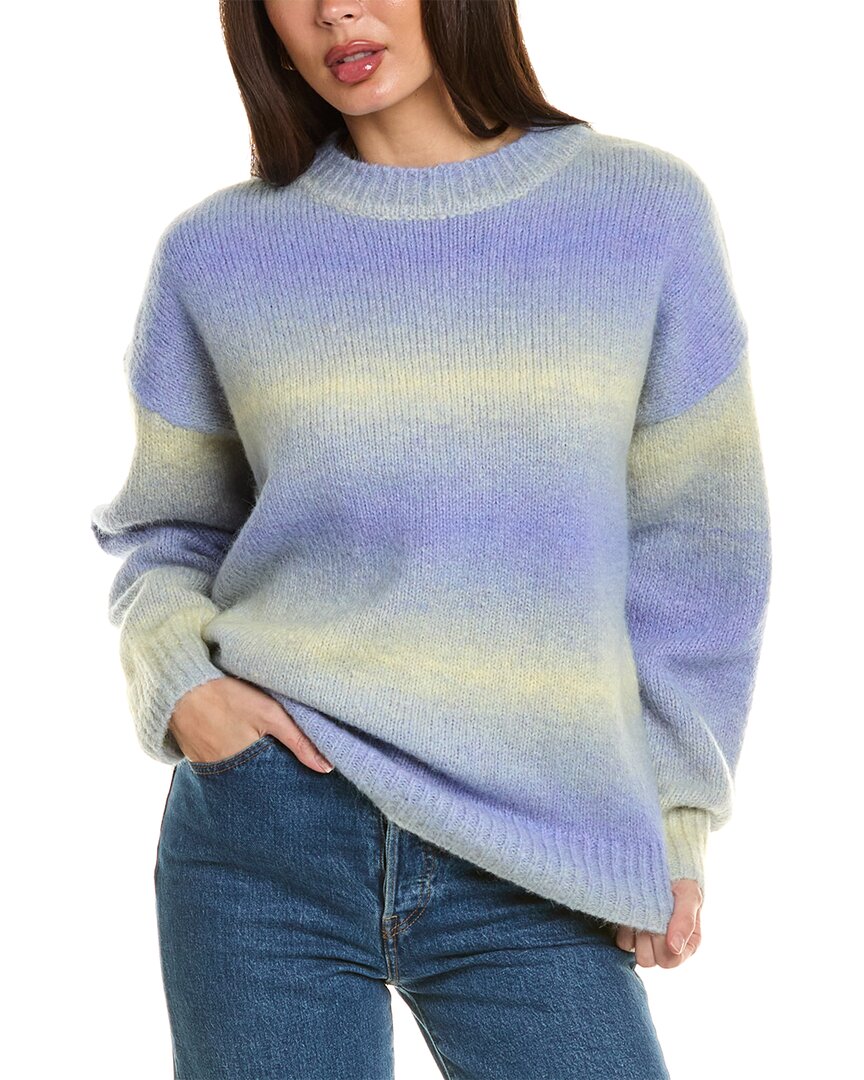 Shop Rag & Bone Holly Alpaca-blend Sweater In Purple