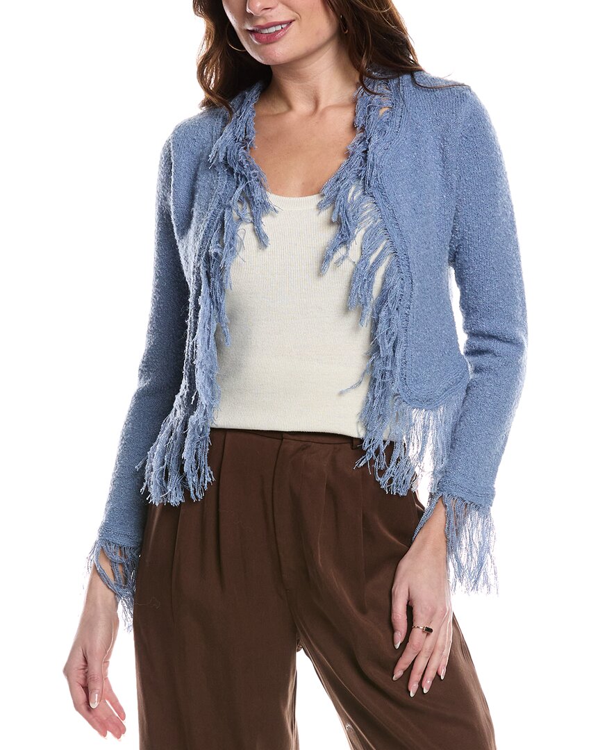 Moon River Cardigan In Blue