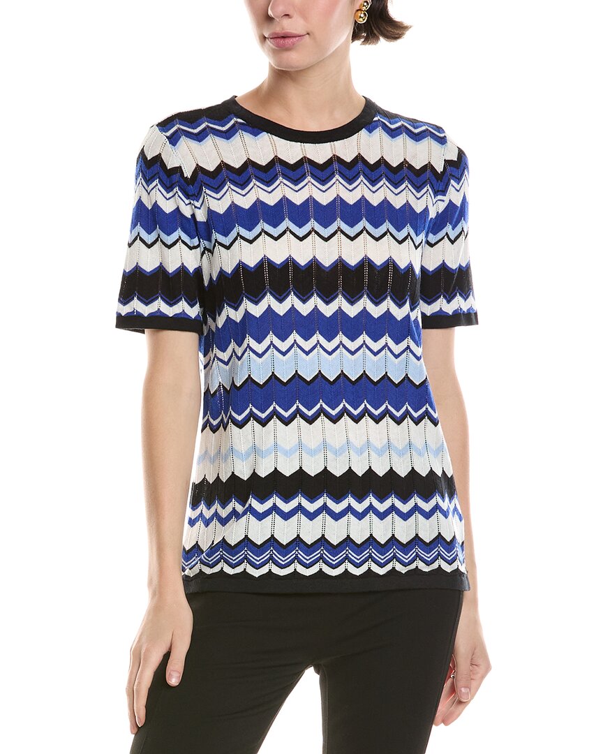 Shop Anne Klein Chevron Stitch Top