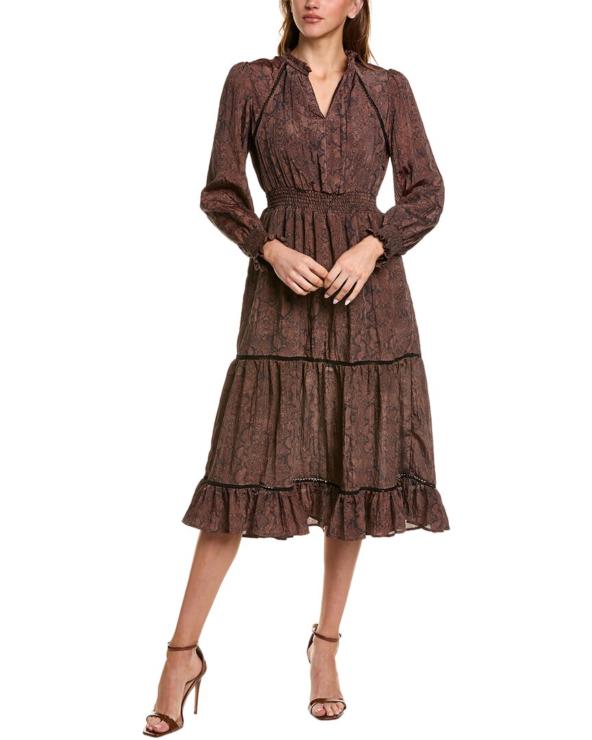 SAM EDELMAN SAM EDELMAN MAYA TIERED MIDI DRESS