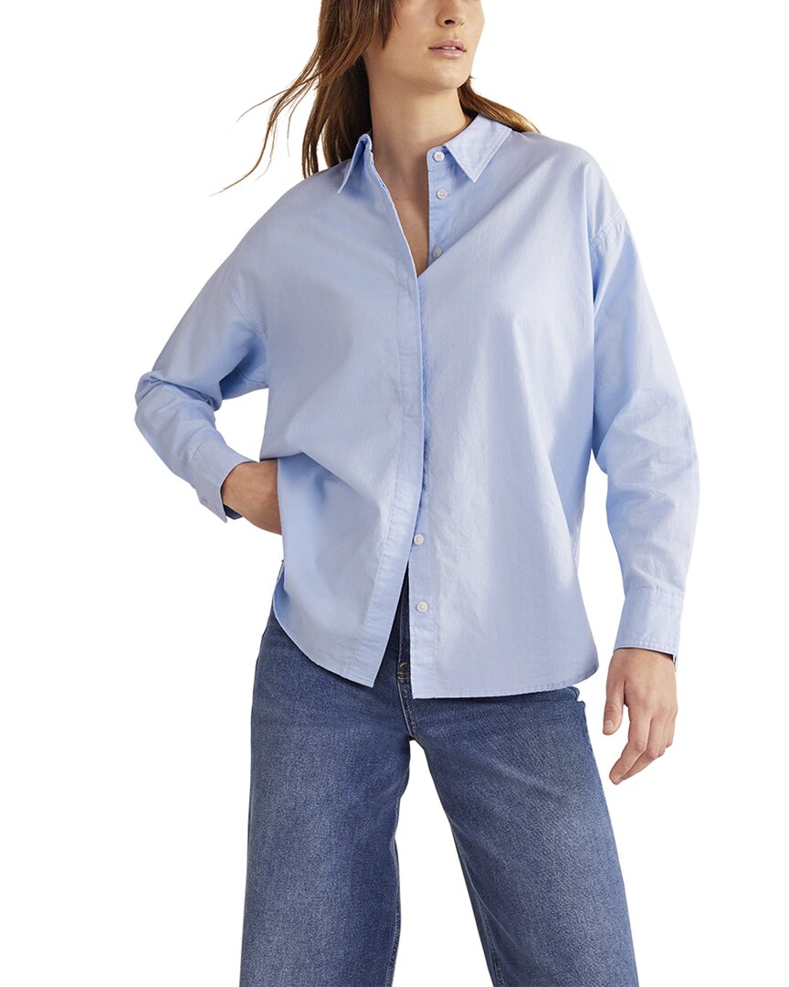 Boden New Relaxed Shirt In Blue