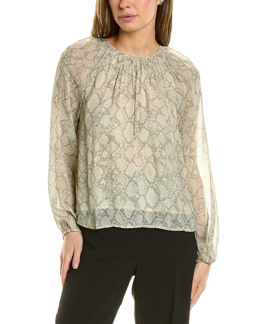 Shop Joe's Jeans Rowan Blouse In Grey