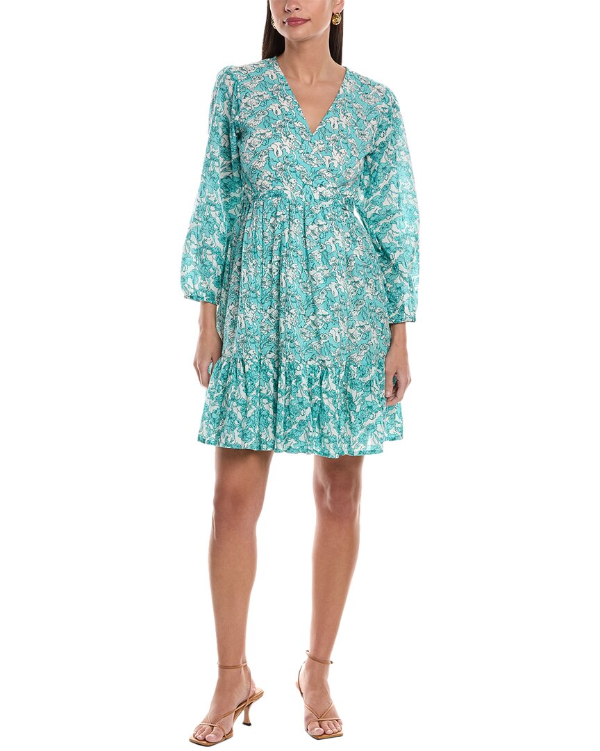 Ro's Garden Drew Mini Dress In Blue