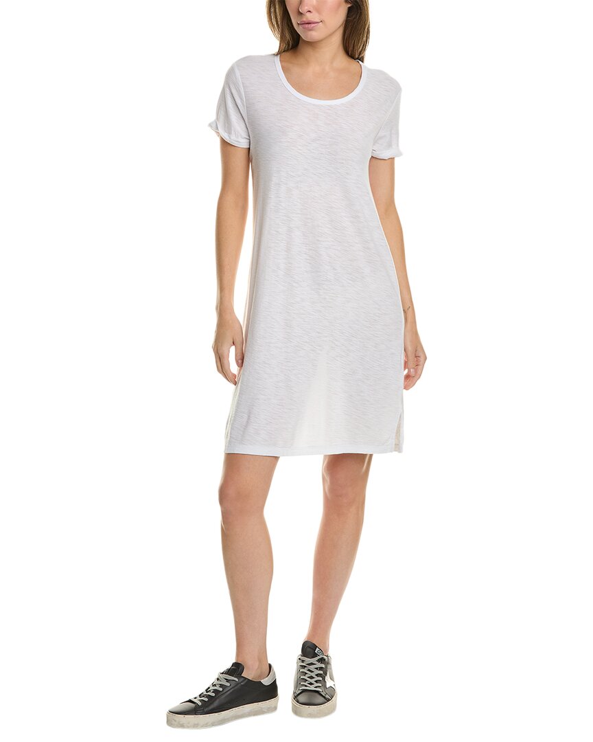 Shop James Perse T-shirt Dress In White