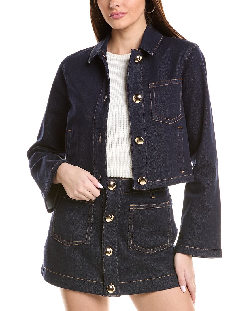 Bardot Lorenzo Denim Shirt In Blue