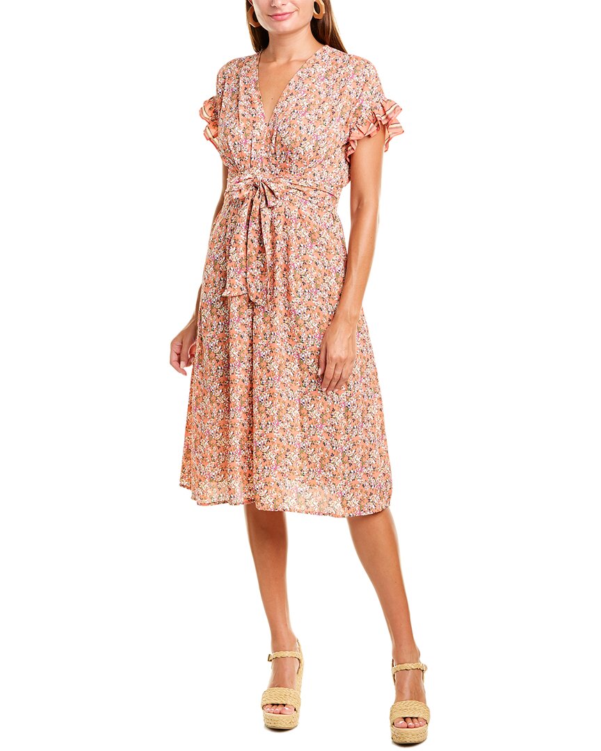 Image of Max Studio Tie-Waist Midi Dress