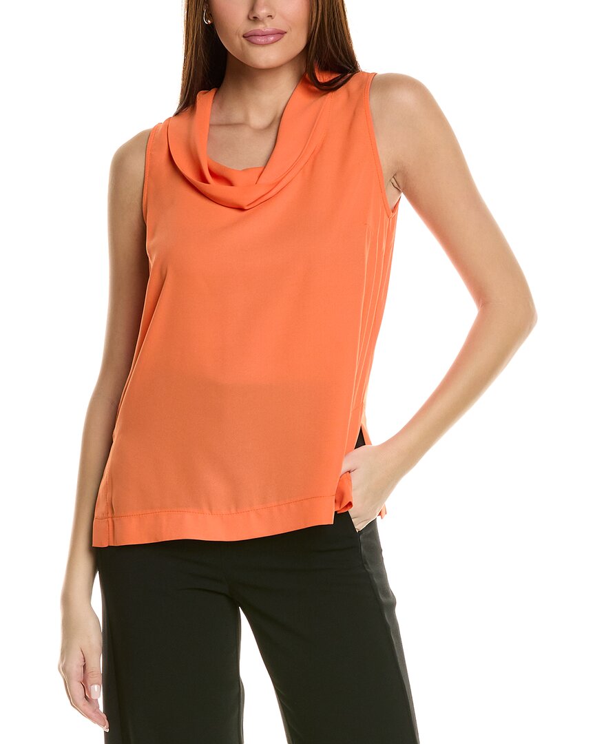 Joseph Ribkoff Cowl Tank In Orange