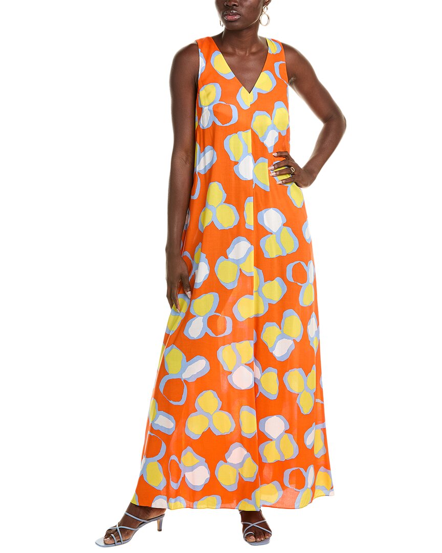 Diane Von Furstenberg Aidan Maxi Dress In Orange