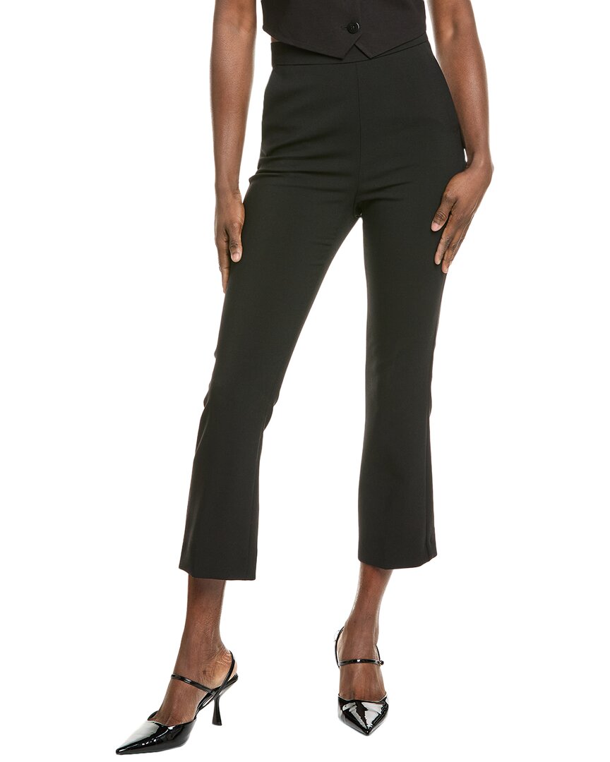 Max Mara Nepeta Wool-blend Trouser In Black