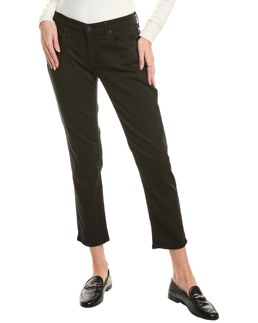 Rag & Bone Dylan Black Low-rise Slim Boyfriend Jean In Black