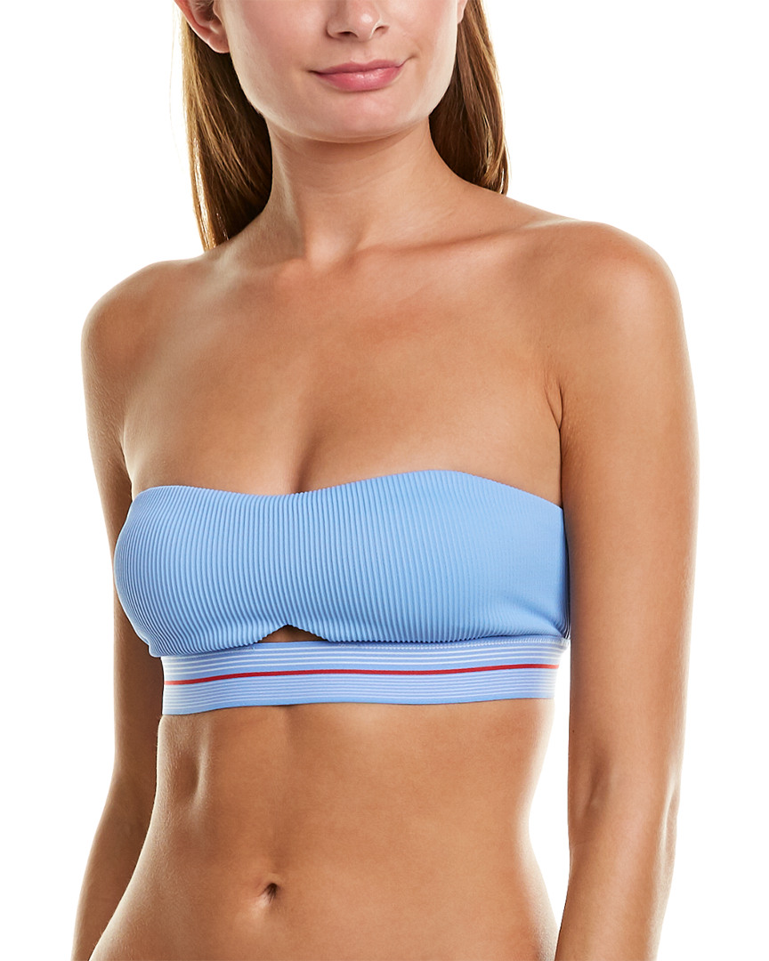Image of Dolce Vita Chambray Bandeau Top