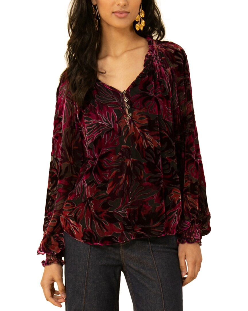 Hale Bob Silk-blend Top