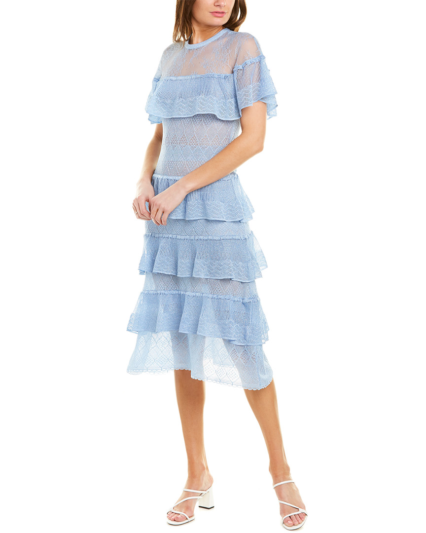 Image of Self-Portrait Midi Dress