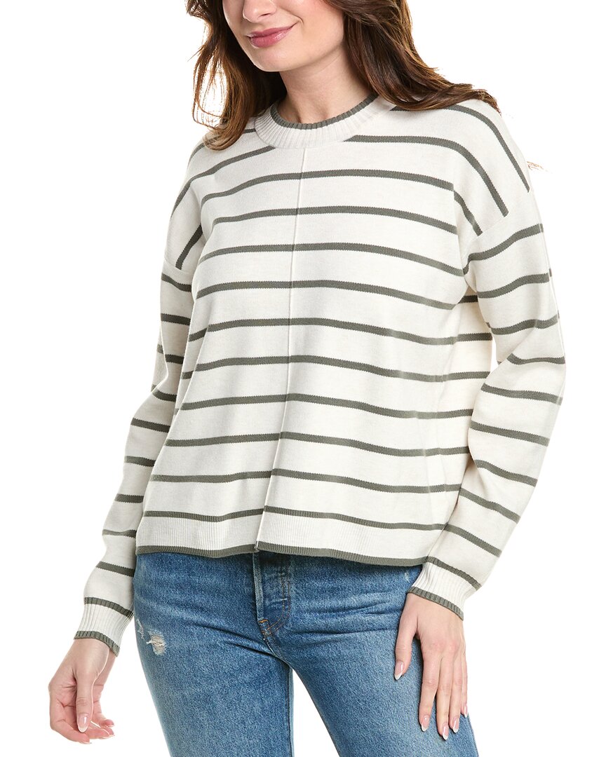 SPLENDID SPLENDID X @CELLAJANEBLOG FRONT SEAM STRIPE SWEATER