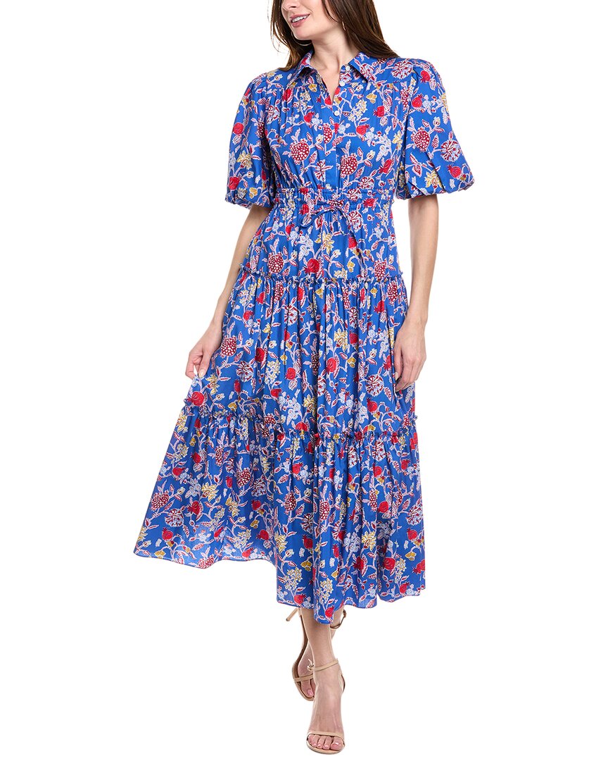 Derek Lam 10 Crosby Dahlia Shirtdress In Blue