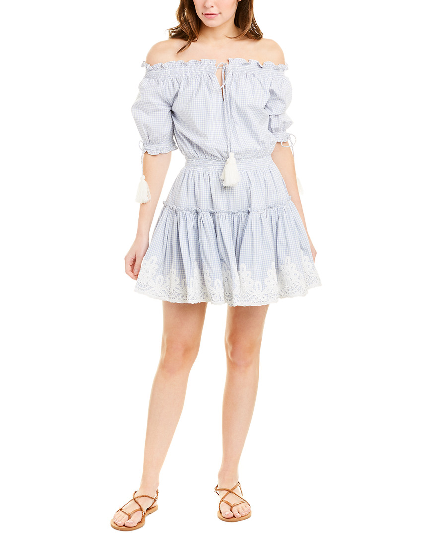 Image of Hemant & Nandita Off-The-Shoulder Mini Dress