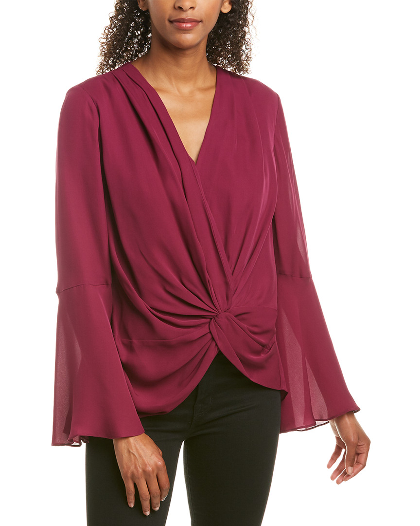 Image of Cinq a Sept Monica Silk Top