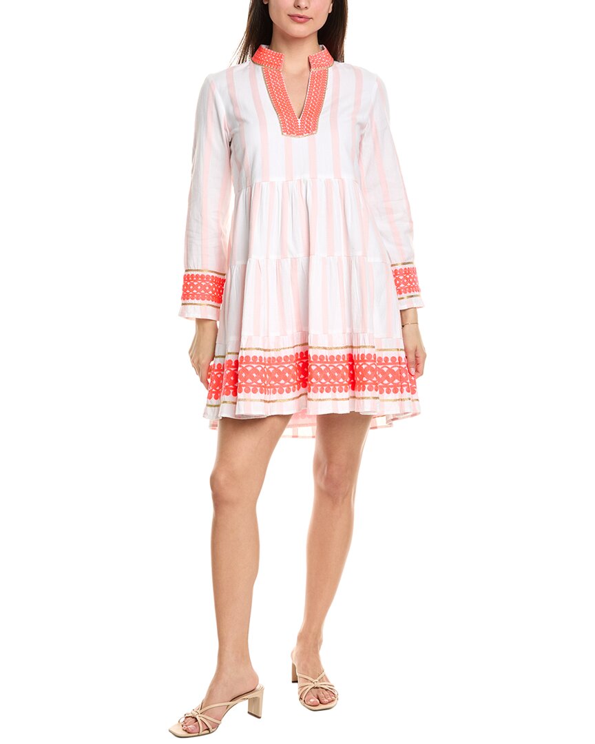 Sail To Sable Flare Tunic Dress In Pink