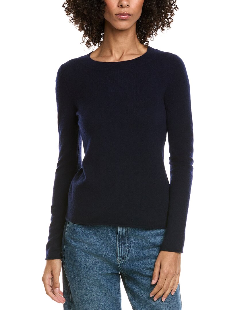 Incashmere Crewneck Cashmere Sweater In Blue