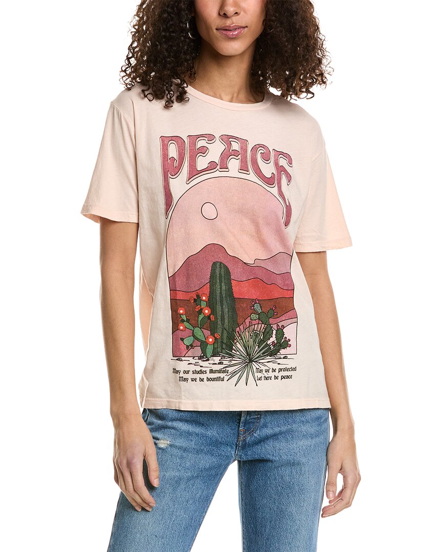 Shop Project Social T Desert Peace T-shirt In Pink